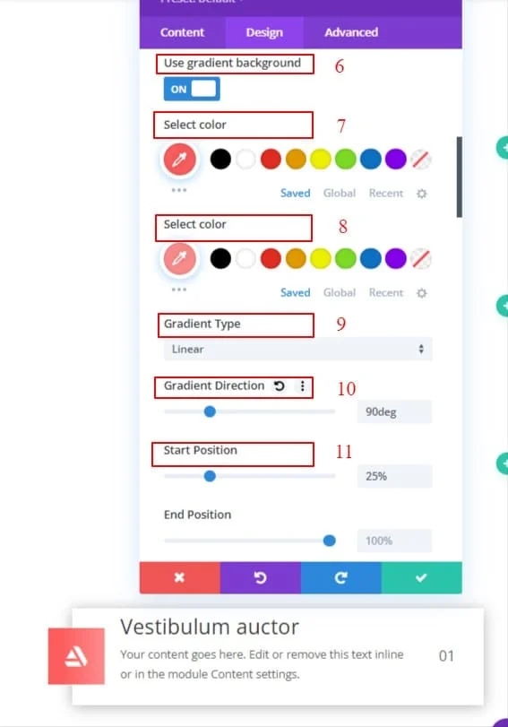 Divi List Grid icon styling