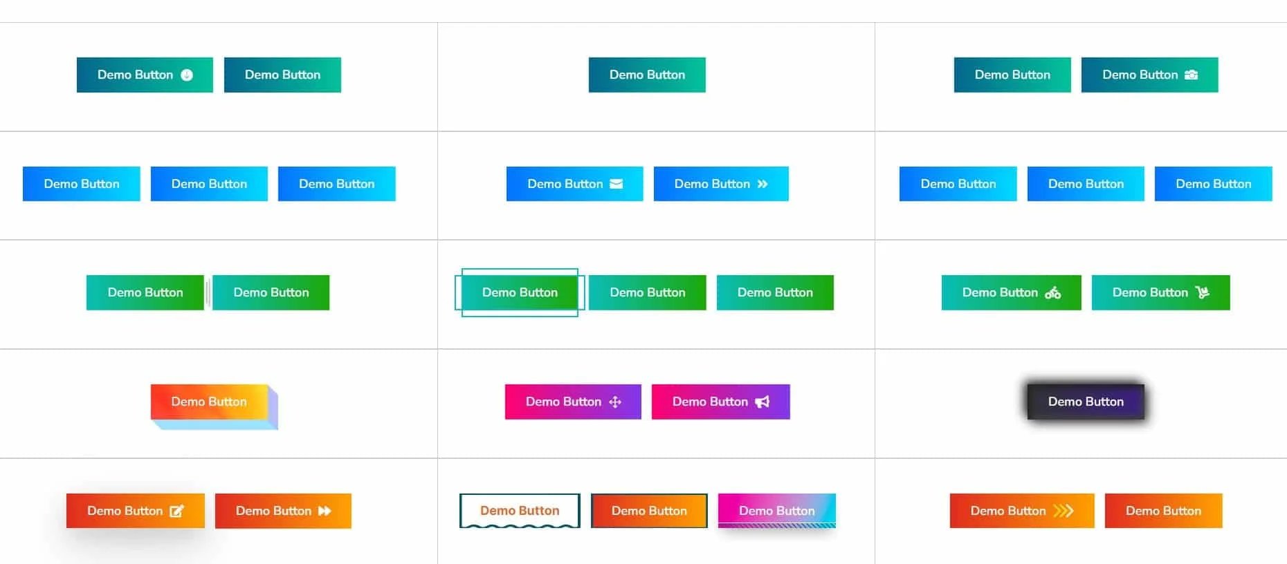 divigrid Multiple Button Divigrid Demo Design