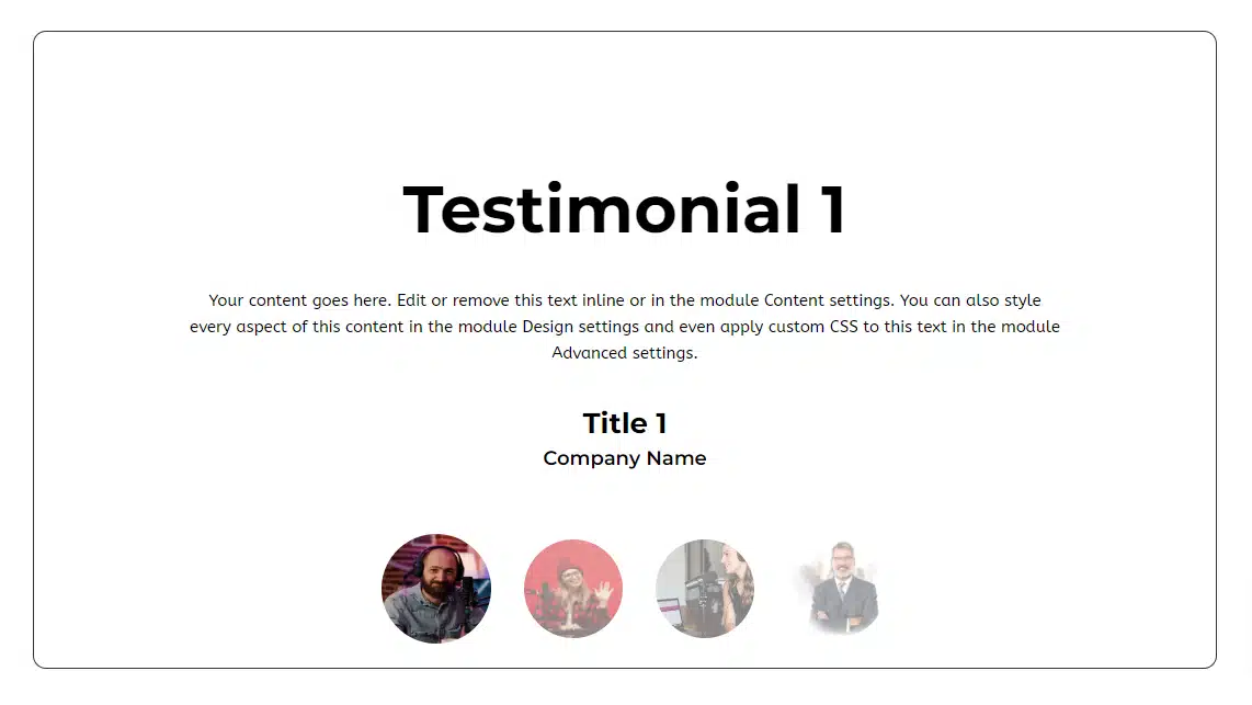 How to create a Divi Testimonial Slider