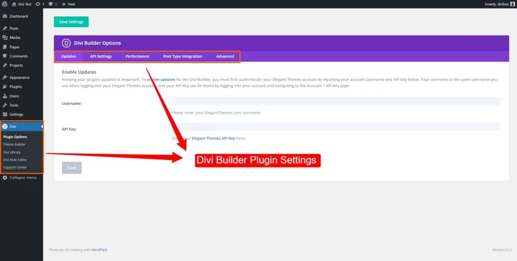 divigrid divi builder plugin options