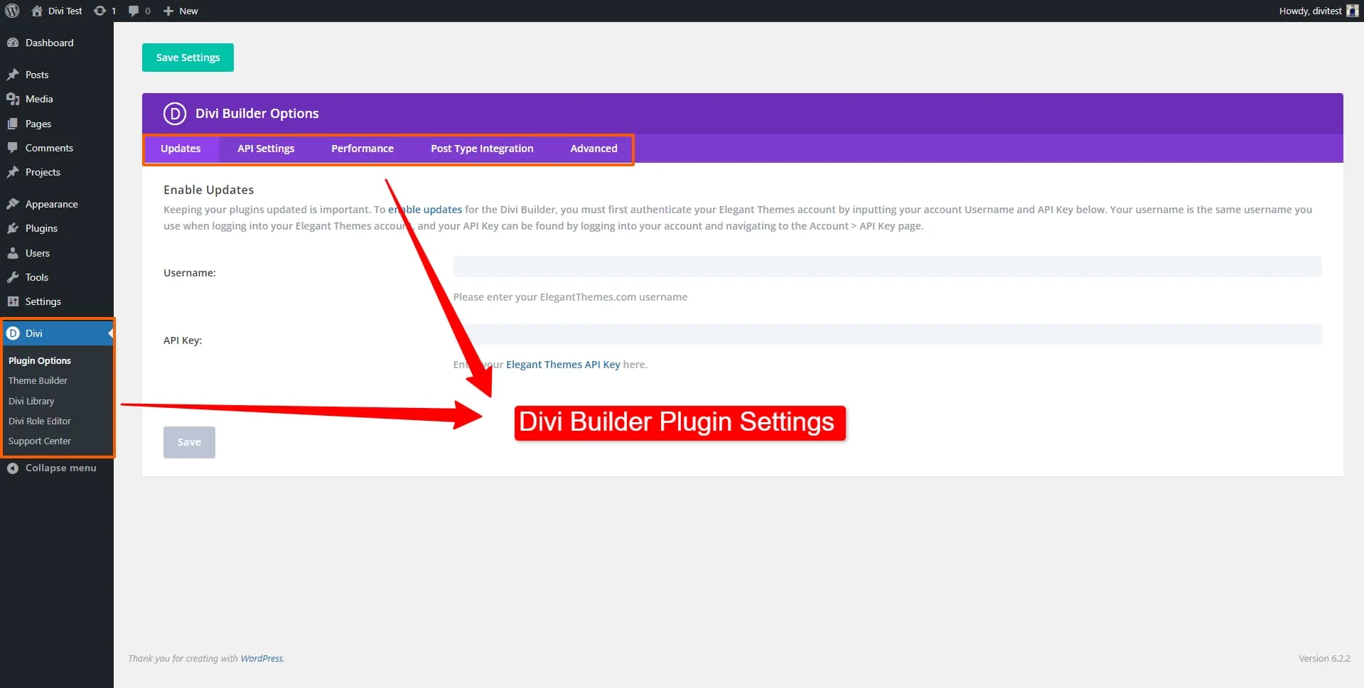 divigrid divi builder plugin options