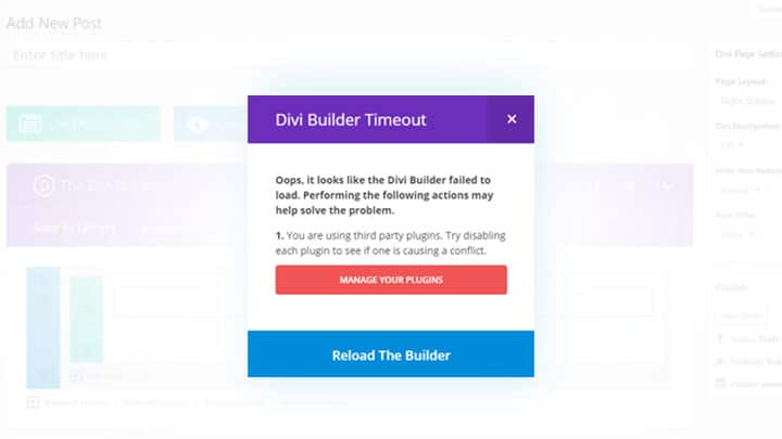 divigrid builder timeout