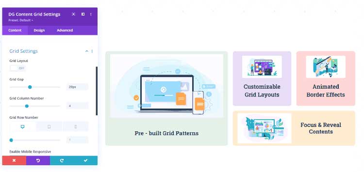 Content Grid Module module