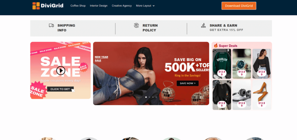 DG Online: Best Divi WooCommerce Themes