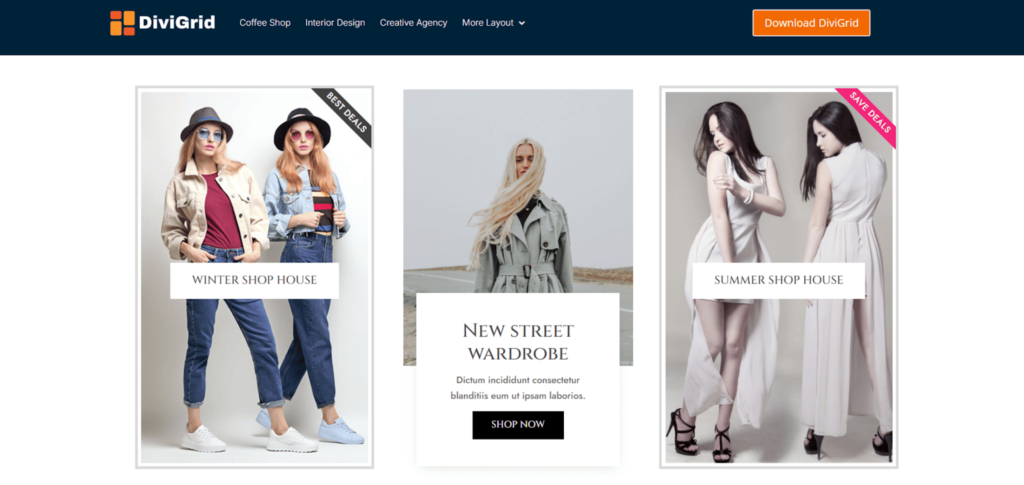 Fashion Empire: Best Divi WooCommerce Themes